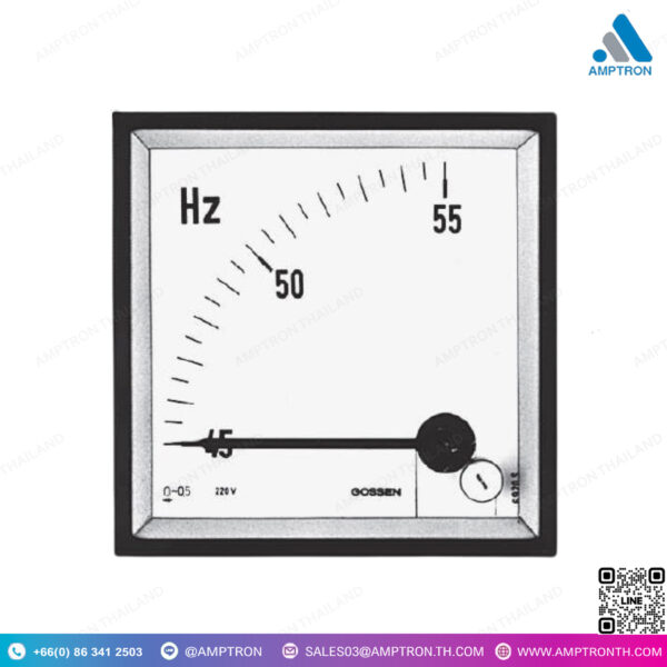 อนาล็อกมิเตอร์วัดความถี่ Moving-Coil Panel Meters Frequency