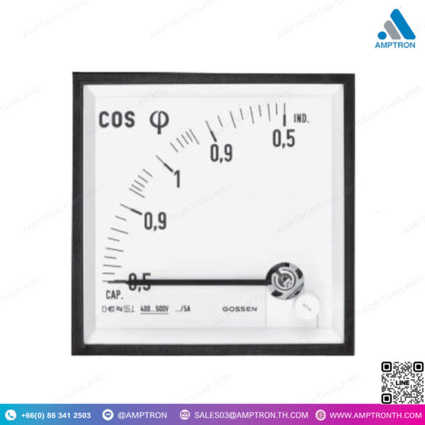 Analog Meter  Power Factor พาวเวอร์แฟคเตอร์มิเตอร์ V-LF96