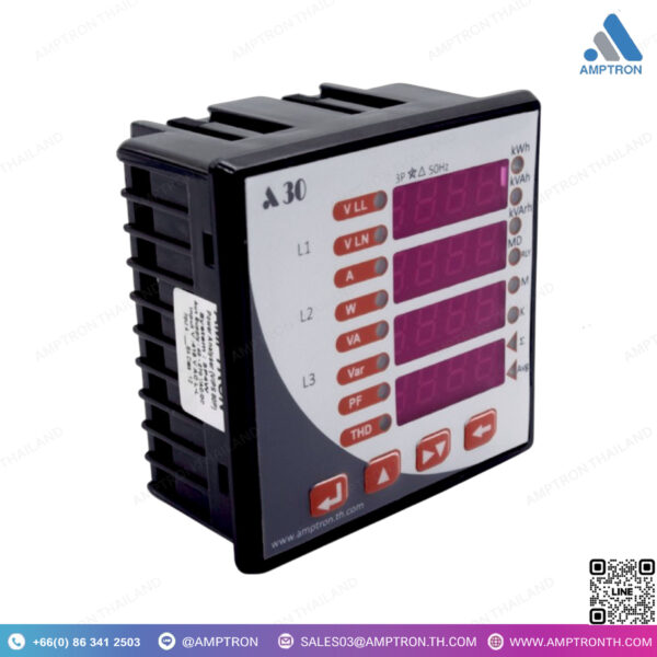 มัลติฟังก์ชั่นดิจิตอลมิเตอร์ A30 Multifunction digital Meter