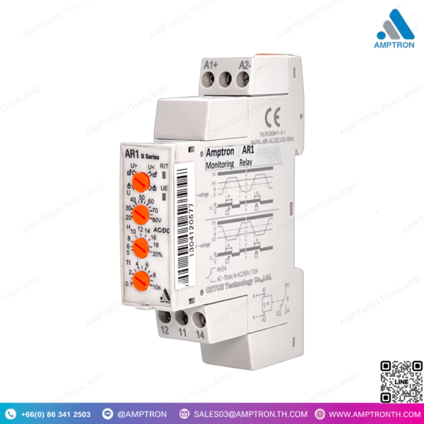 Monitoring Relays AR1 รีเลย์ตรวจจับไฟตก ไฟเกิน D Series