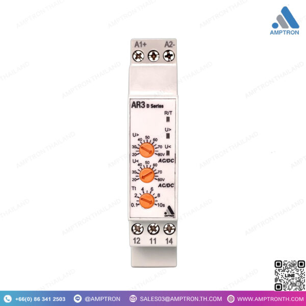 Monitoring Relays AR3 รีเลย์ตรวจจับไฟตก ไฟเกิน D Series