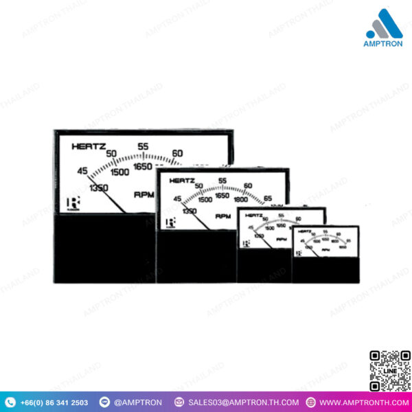 โวลท์มิเตอร์เข็ม 90องศา Analog AC Volt Meter RISHABH
