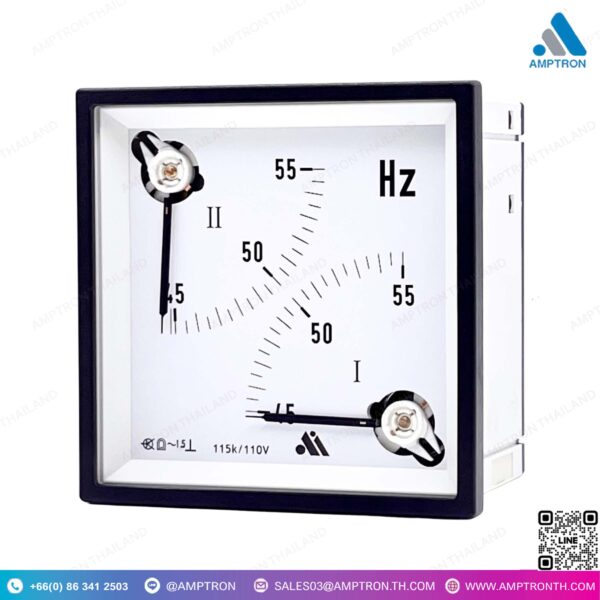 Analog Meter  Pointer Frequency Meter ความถี่แบบ 2เข็ม - Image 3