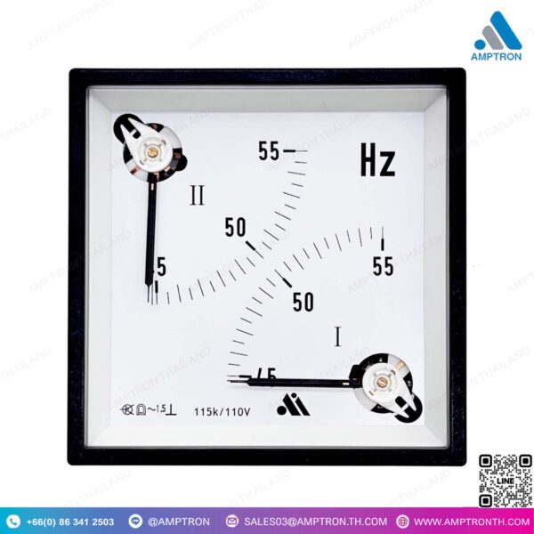 Analog Meter  Pointer Frequency Meter ความถี่แบบ 2เข็ม - Image 2