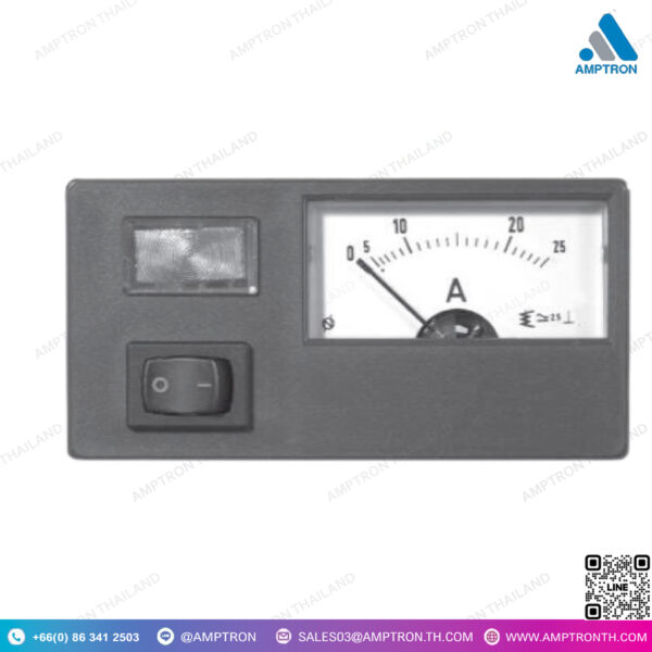 Analog panel meter Moving-iron movement มิเตอร์แบบอนาล็อก