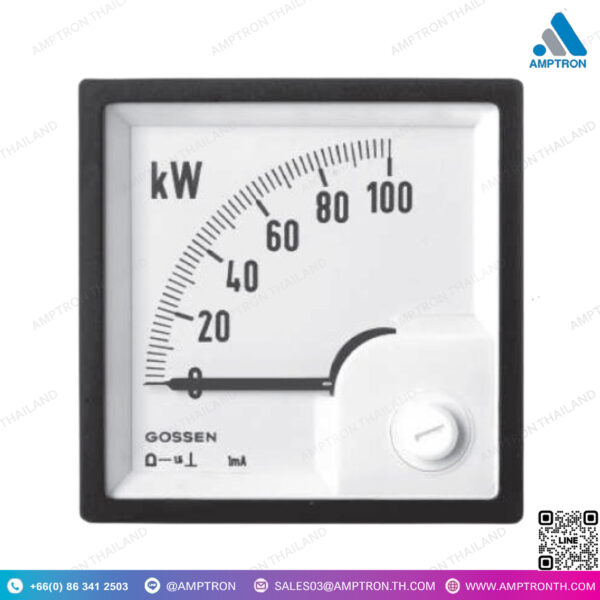 AnalogMeter มิเตอร์แบบอนาล็อกวัตต์และวาร์มิเตอร์ DQB