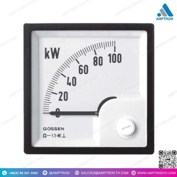 Analog Panel Meter Watt มิเตอร์แบบอนาล็อกวัตต์และวาร์มิเตอร์