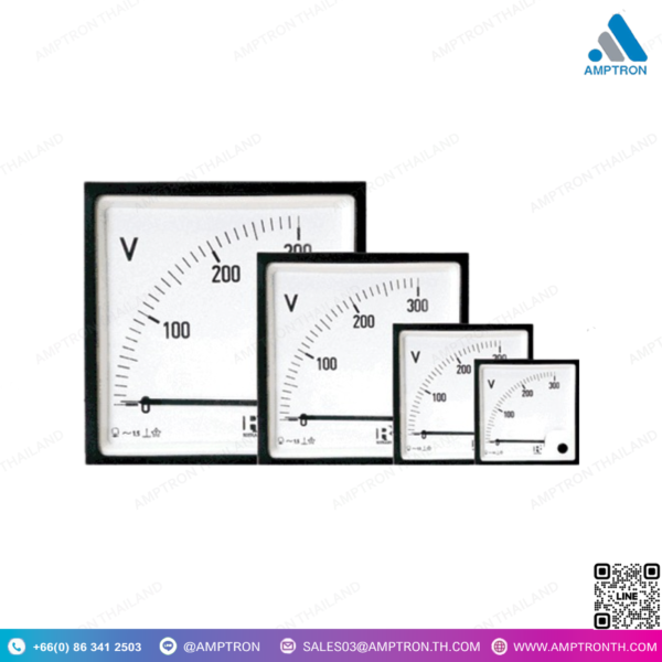 แอมป์มิเตอร์เข็ม Analog AC Amp Meter RISHABH DG