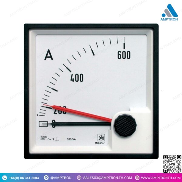 อนาล็อกมิเตอร์ Moving Iron AC Amp Meter with Max Demand - Image 3