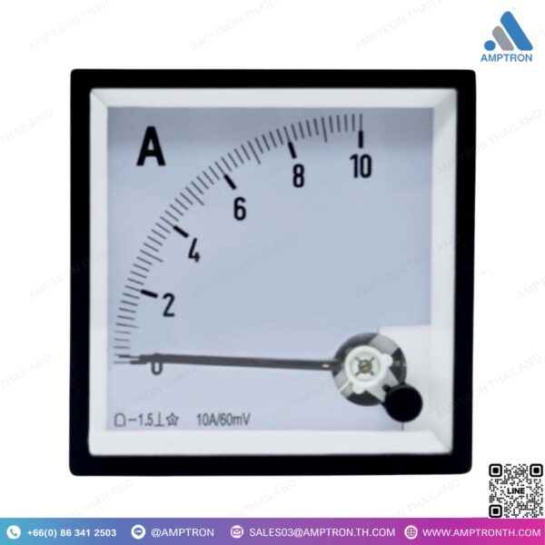 อนาล็อกมิเตอร์ วัดแรงดันไฟฟ้าและกระแสไฟฟ้า 90องศา - Image 2