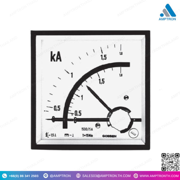 มิเตอร์แบบอนาล็อก 3เข็ม Max Demand Meter V-MAQS