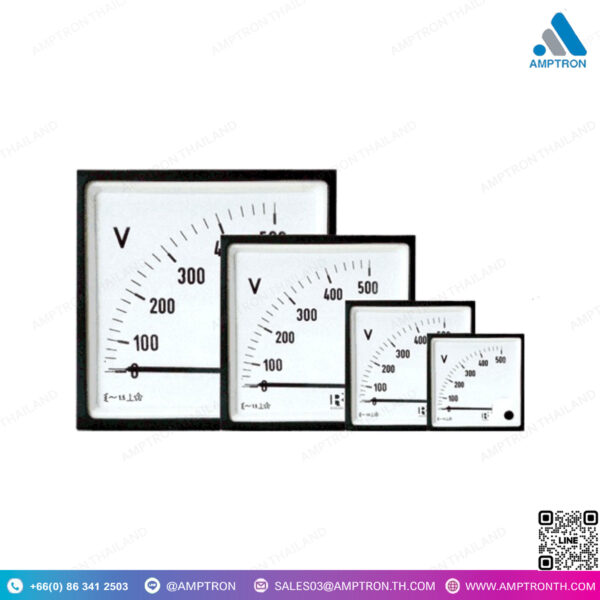 Dc Volt Analog Meter โวลต์มิเตอร์แบบเข็ม Model : DE
