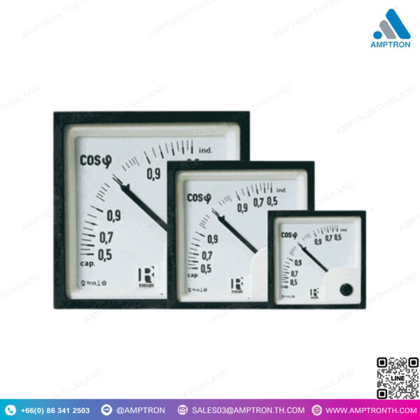Ac Power Factor Meter มิเตอร์เข็มพาวเวอร์แฟคเตอร์ Model :  LF