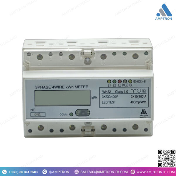 3 Phase Energy Meter WH32 มิเตอร์พลังงาน din rail