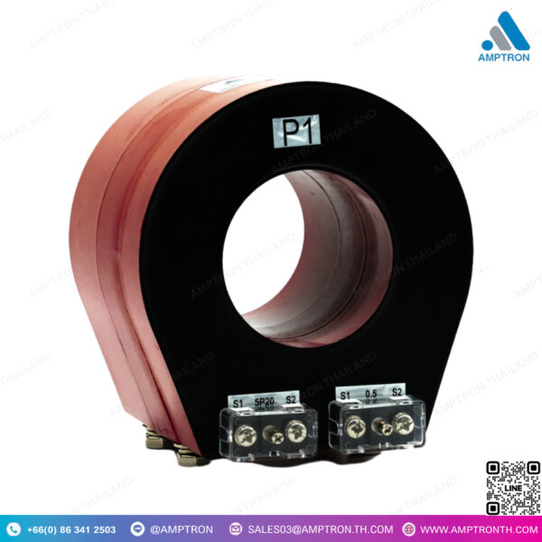 หม้อแปลงวัดกระแสไฟฟ้าแบบกลม สองเอ้าพุท-Current Transformer - Image 3