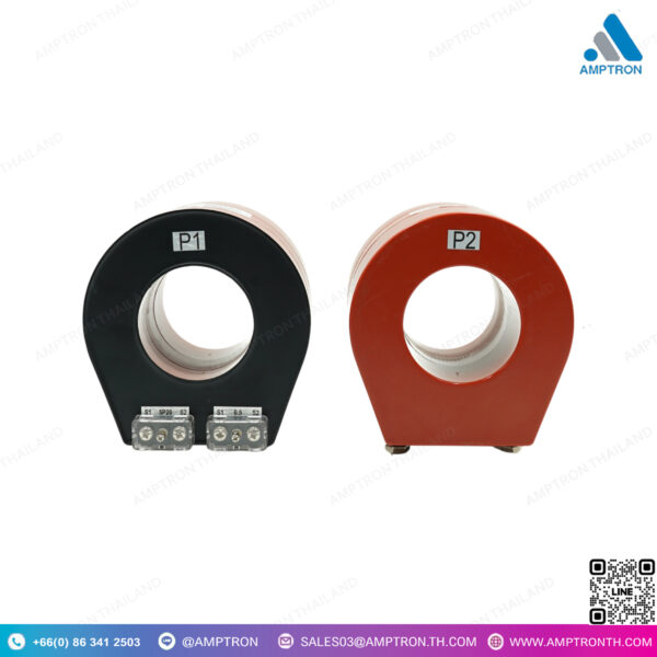 หม้อแปลงวัดกระแสไฟฟ้าแบบกลม สองเอ้าพุท-Current Transformer