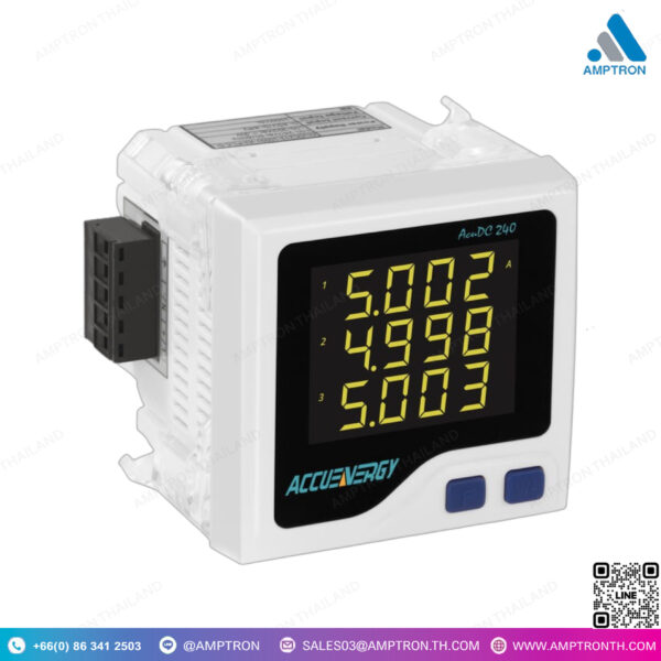 มัลติฟังก์ชั่น ดีซี เอ็นเนอยี่มิเตอร์- รุ่น AcuDC240 - Image 2