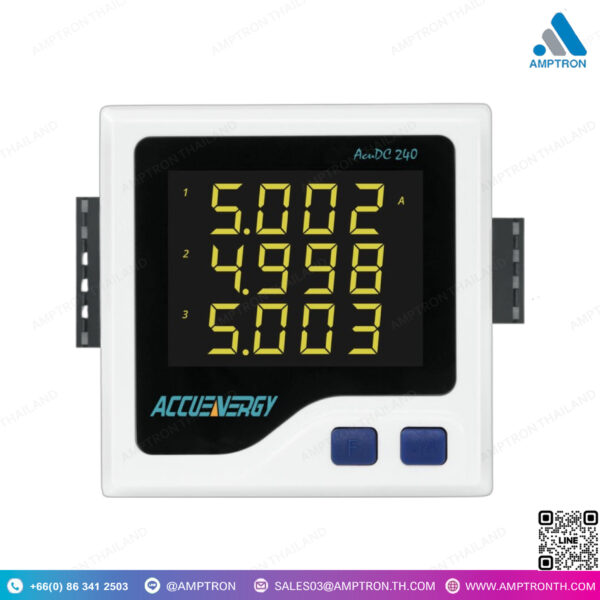 มัลติฟังก์ชั่น ดีซี เอ็นเนอยี่มิเตอร์- รุ่น AcuDC240 - Image 3
