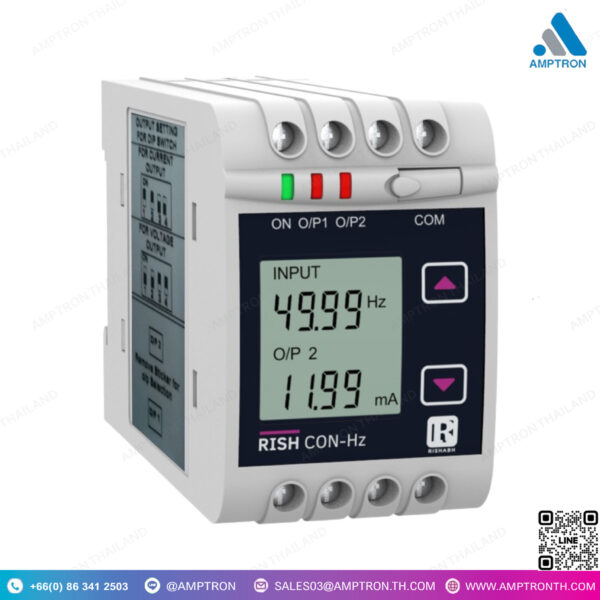 Frequency Transducer ทรานสดิวเซอร์สำหรับการวัดความถี่ รุ่น RISH CON-Hz