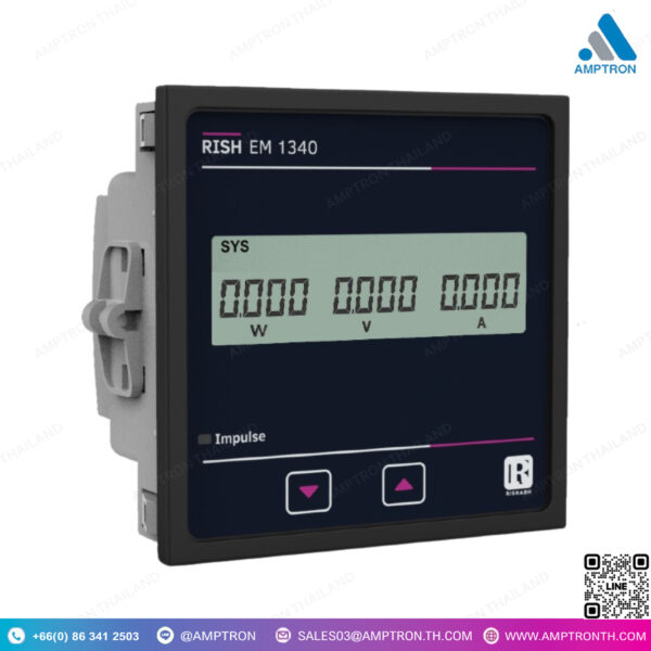 Energy Meter เอนเนอยี่มิเตอร์ วัดพารามิเตอร์ทางไฟฟ้า RISH EM
