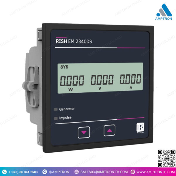 Energy Meter วัดพารามิเตอร์ทางไฟฟ้าแยกพลังงาน แบบ Dual Source