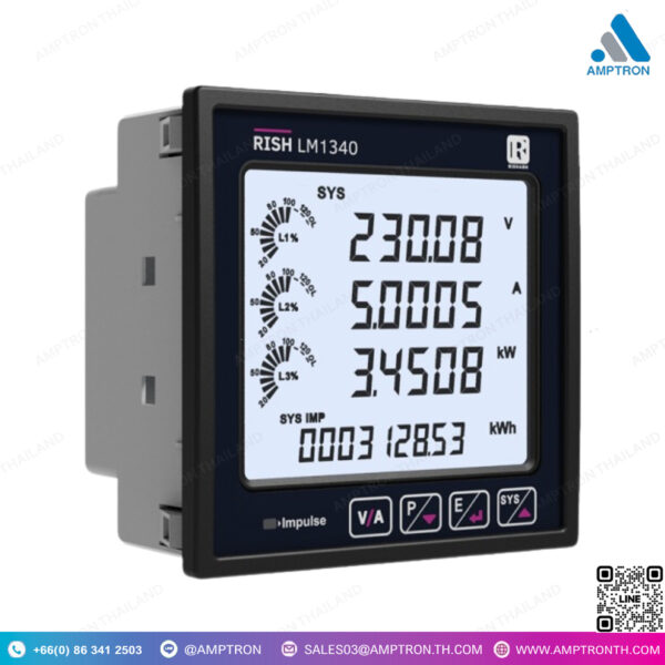 มัลติฟังก์ชั่นมิเตอร์ รุ่น RISH LM1340