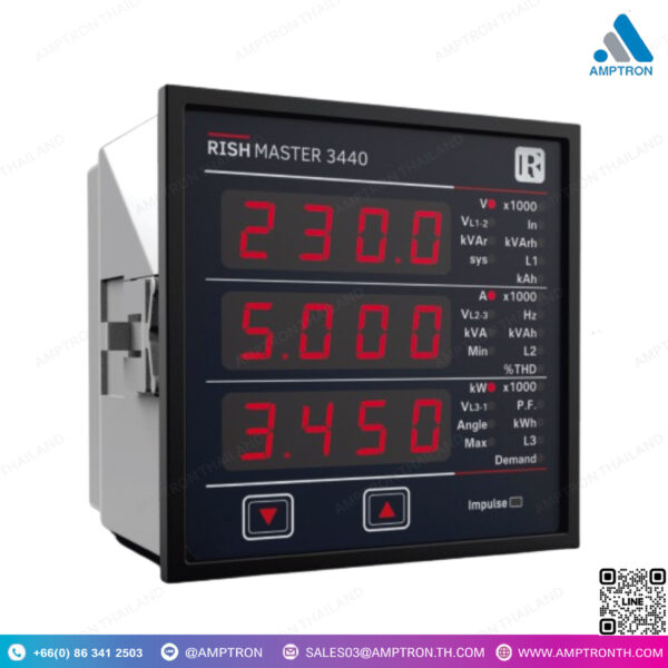 มัลติฟังก์ชั่นมิเตอร์-Multifunction meter Rish Master 3440