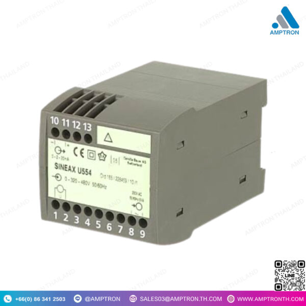 ทรานสดิวเซอร์วัดกระแสไฟฟ้า Current Transducer  รุ่น SINEAX U 554