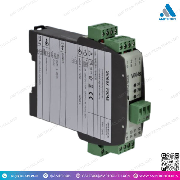 โปรแกรมเมเบิลมัลติฟังก์ชั่นทรานสมิตเตอร์ รุ่น SINEAX V604s