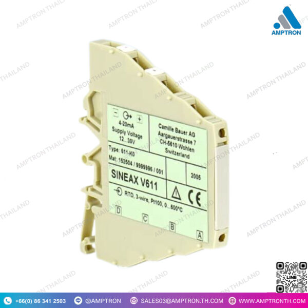 Temperature Transmitter ทรานสมิตเตอร์วัดอุณหภูมิ SINEAX V611
