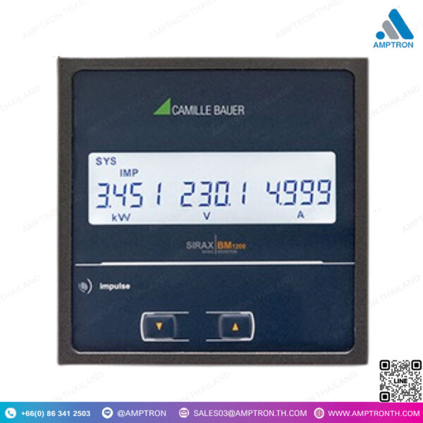 มิเตอร์วัดแรงดันไฟฟ้า Energy meter SIRAX BM1200