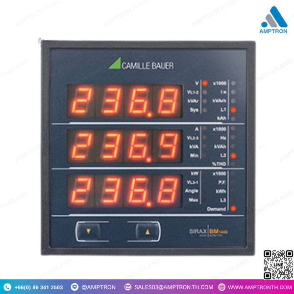ดิจิตอล มัลติฟังก์ชั่นมิเตอร์-multifunction meter  รุ่น SIRAX BM1400