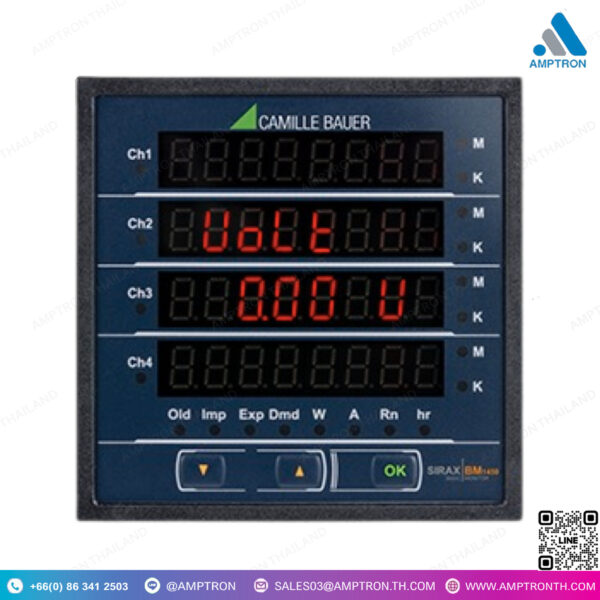 มัลติฟังก์ชั่นมิเตอร์วัดพลังงานไฟฟ้ากระแสตรง รุ่น SIRAX BM1450