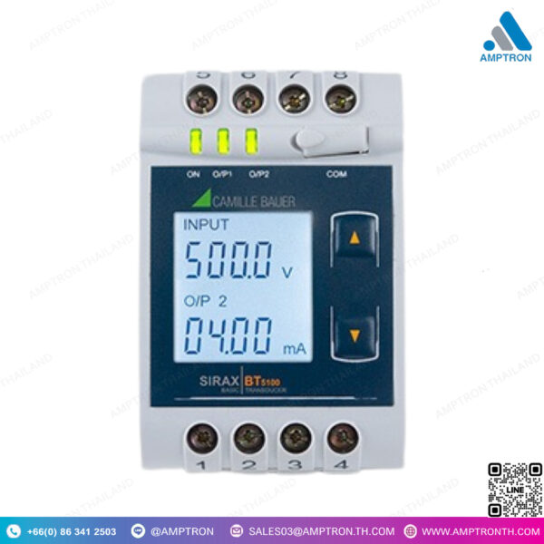 ทรานสดิวเซอร์สำหรับแรงดันไฟฟ้า 1 เฟส รุ่น  SIRAX BT5100