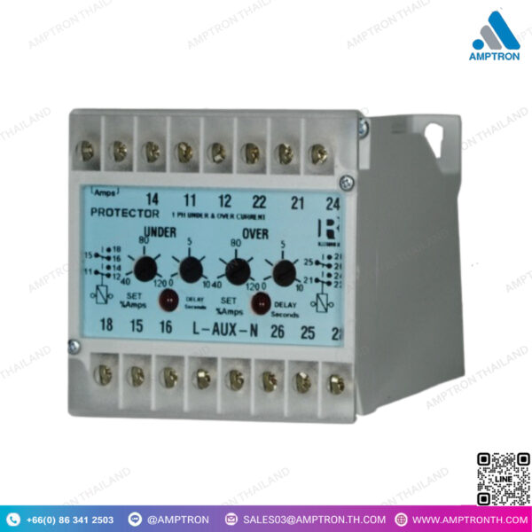 รีเลย์แรงดันไฟฟ้ากระแสสลับ AC Voltage Relay with Adjustable Time delay