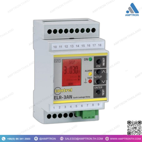 รีเลย์ป้องกันไฟรั่ว RS485 รุ่น ELR-3AN