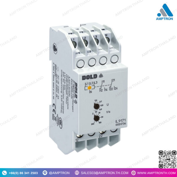 รีเลย์ตรวจจับแรงดัน Undervoltage Relay 3-phase IK 9171