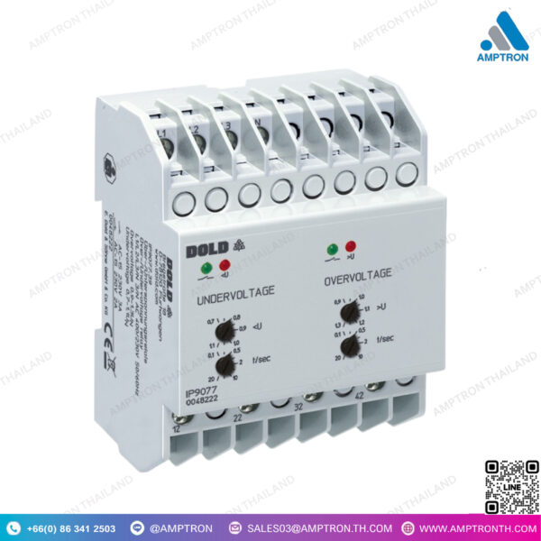 รีเลย์แรงดันเกินและแรงดันต่ำ Over and Undervoltage Relay IP 9077