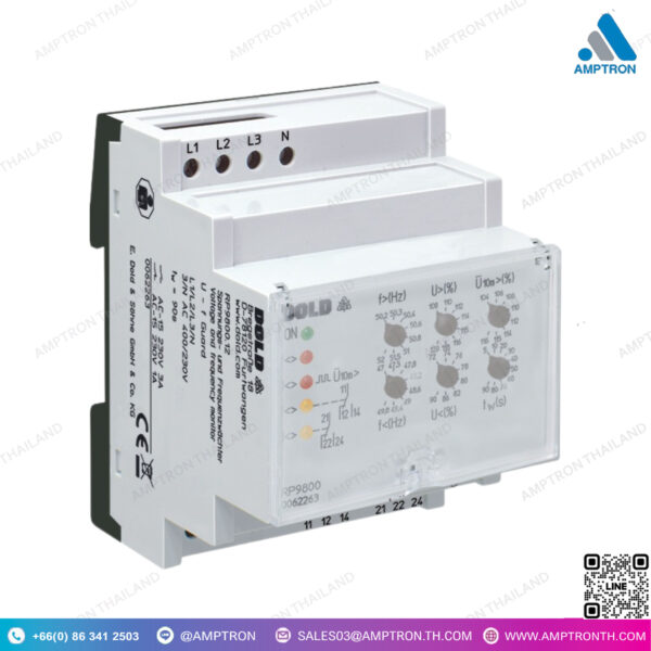 ตรวจจับ แรงดัน ความถี่ Voltage and Frequency Monitor RP 9800