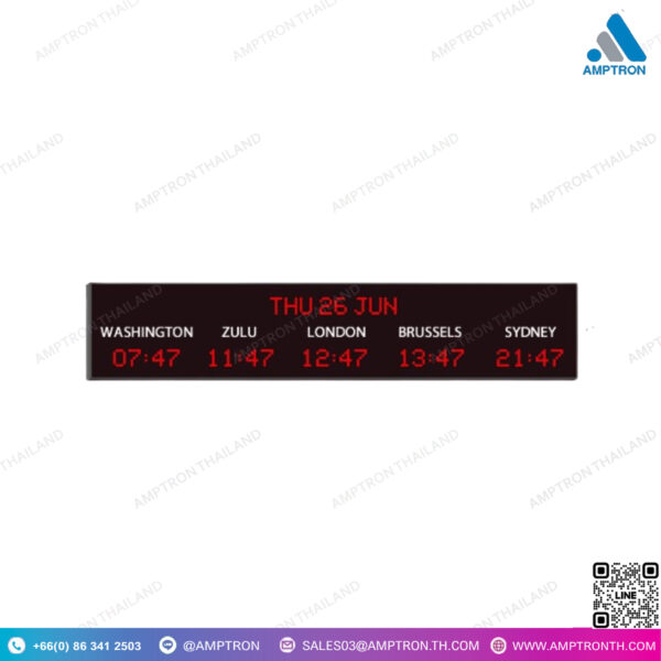 GPS Synchronize Real Time Clock Wharton 4750N.05