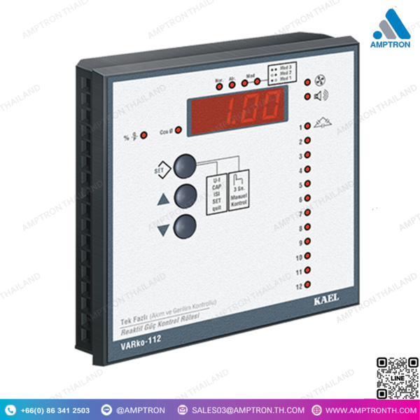 ควบคุมพาวเวอร์แฟคเตอร์ VARko-106 Reactive Power Factor - Image 2